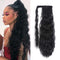 YEAME 22 Inch Corn Wave Ponytail Extension Clip in, Long Wavy Curly Heat Resistant Synthetic Hairpiece