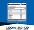 Nutricost EAA Capsules 1200mg, 240 Capsules - Essential Amino Acids, 120 Servings - Non-GMO, Gluten Free & Vegan