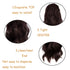 KETHBE 24 Inch Long Body Wave Ponytail Hair Extension, Synthetic Heat Resistant Wrap Around Drawstring Curly Wavy