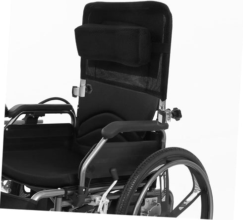 FOMIYES Wheelchair Backrest Extension Kit High Back Removable Back Cushion for Manual Wheelchairs Adjustable