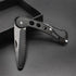 Portable Stainless Steel Folding Beard Comb, Anti Static Multifunction Comb for Men Mustache Styling