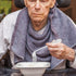 LALAFINA 1 Set of Adaptive Utensils Angled Fork and Spoon Stainless Steel Elderly Left Handed Anti Shake Eating Utensils Self-feeding Learning Bendable Handle Silverware by LALAFINA