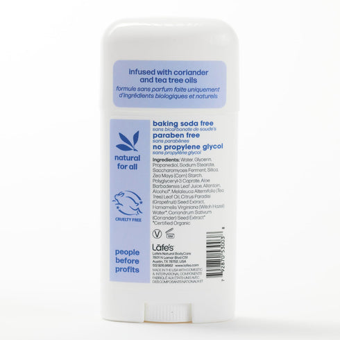 Lafe's Natural Deodorant Stick | 2.25oz Aluminum Free for Women & Men | Paraben & Baking Soda Free, 3-Pack
