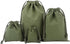 TYLPFH 10pc Package coffee,13x16cm) Cotton Drawstring Storage Bag White Canvas Bags For Candy Gift Pouch Reusable Home