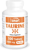 Supersmart Taurine Supplement 2000mg per Day (High Strength) - Amino Acid Sport Nutrition, Non-GMO & Gluten Free