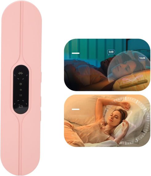 Luocute 10 Pillow Speaker, Bone Conduction Stereo Wireless Sleep Sound Machine with LED Screen and Sound Effects