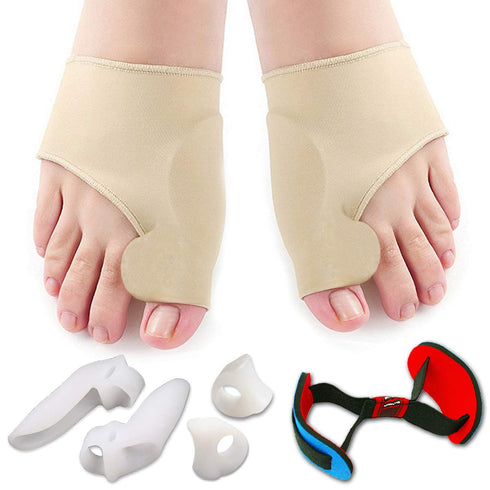 Flyen Bunion Corrector for Women and Men, Bunion Pain Relief Protector Sleeves Kit