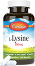 Carlson Labs L-Lysine, 500mg, 100 Capsules