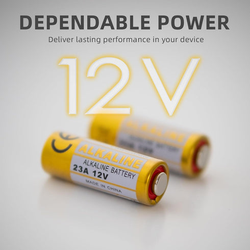 Soyasi 6-Pack A23 23A 12 Volt Alkaline Battery, Long Lasting for Doorbells and Remote Control Unit