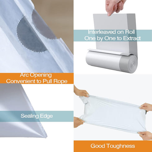 Code C (200 Count) Trash Bags - Custom Fit Drawstring, Compatible with simplehuman Code C, 1.2 Mil Heavy Duty Liners