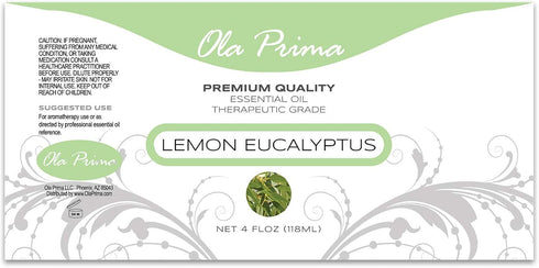 Ola Prima Lemon Eucalyptus Essential Oil, Therapeutic Grade for Aromatherapy, Diffuser, Relaxation, Cosmetic Making,