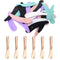 Honbay 6PCS Mini Zinc Alloy Makeup Spatula, Cosmetic Facial Cream Spoon, Beauty Scoop
