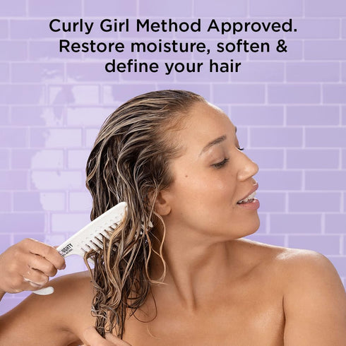 Noughty 97% Natural Wave Hello Curl Defining Conditioner, Sea Kelp Extract and Avocado Oil, 250ml Sulphate Free Vegan