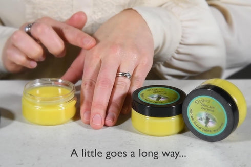 Jojoba Oil Hand Salve, 2 oz/60gm. Over 50% Pure Organic Jojoba Oil. Softening formula with Organic Beeswax & Avocado