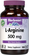 Bluebonnet Nutrition L-Arginine, 500mg, Free-Form Amino Acid, 100 Vegetable Capsules, Nitric Oxide Precursor*, Vegan,