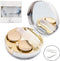 Portable Contact Lens Case, Cute Eye Contacts Applicator Remover Tool Kit with Mirror, Solution Bottle for Travel