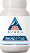 Ayush Herbs BacopaPlus - Ayurvedic Supplement for Focus and Cognitive Support, 90 Vegetarian Capsules