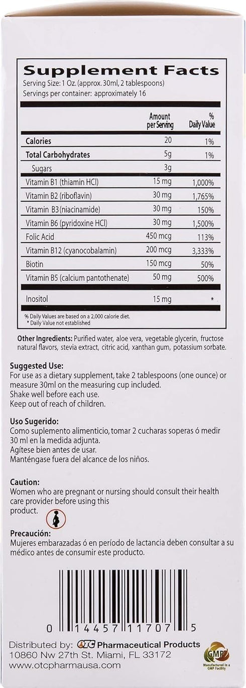 Neurobion Vitamin B12 Complex, 16 Oz Liquid, Citrus Flavor