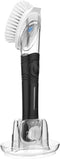 MR.SIGA Soap Dispensing Dish Brush Storage Set - Kitchen Brush with Holder for Pot, Pan, Sink Cleaning