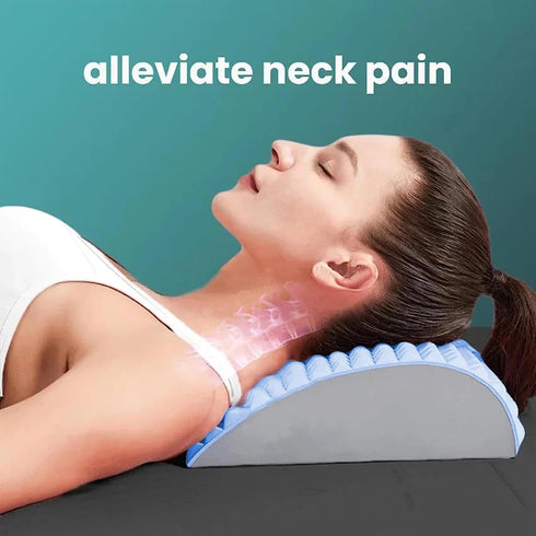 LAAAZY Refresh Neck & Back Stretcher, Lower Back Neck Paiin RelieFf Cracker, Bsck Neck and Shoulder Relaxer, Lower Back
