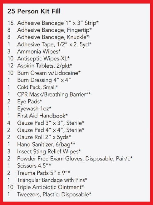 Medi-First 740ANSI 25-Person First Aid Kit