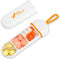 Toplive Portable Travel Pill Organizer, Mini Daily Pill Container, Small Case for Vitamins, Supplements, Fish Oil,