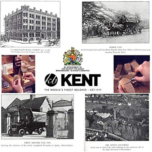 Kent A FOT Handmade Pocket Comb for Men, Women, and Kids, Fine Tooth Hair Straightener, Made in England