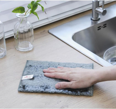 3 PCS Medium Size Eco-Friendly Viscose Dish Cloths for Kitchen Cleaning - Scrubber Washcloths (3, Medium)