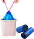 Yarebest 8 Gallon Garbage Bags Trash Bags with Drawstring, Blue