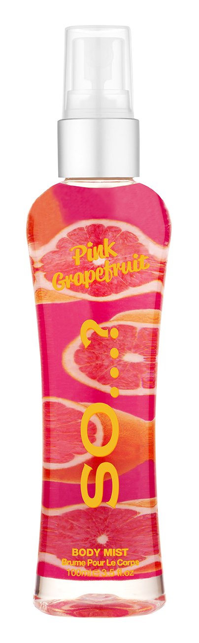 So…? Pink Grapefruit Body Mist, Citrus, Fruity Body Spray for Women, Perfect Gifts for Women, 3.5 oz