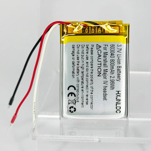 DC 3.7V 800mAh 603040 Rechargeable Lithium-ion Battery for Marshall Bluetooth Headphones