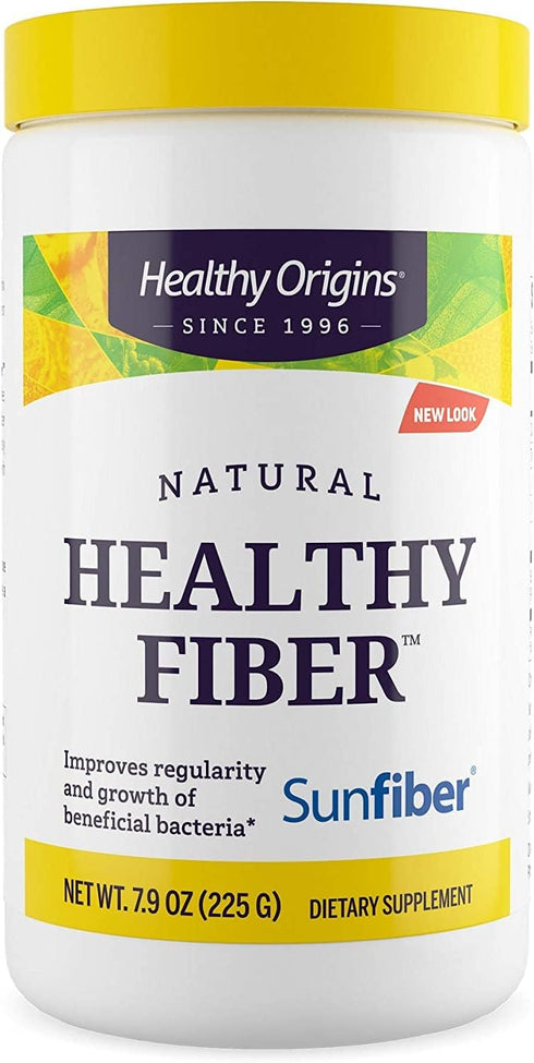 Healthy Origins Healthy Fiber, 225 g, Clear Mixing (Sunfiber) - Fiber Powder Dietary Supplement for Gut Health