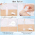 20Pcs 10ml Airless Pump Bottle Set - Refillable Plastic Vacuum Dispenser for Lotion & Toiletries