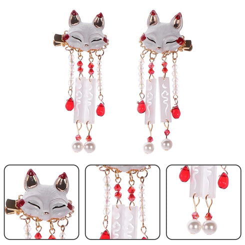 KALLORY Japanese Hair Pin, Chinese Hair Clip Kimono Accessories, Geisha Antiquity (1 Pair)
