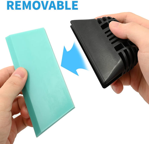 EHDIS 5-inch Rubber Window Tint Tool Squeegee, 2PCS Non-Slip Handy Tint Applicator for Window Cleaning
