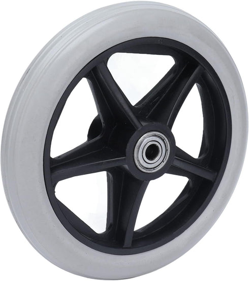 Aramox 6 Inch Solid Wheel Replacement for Rollator Walker Wheelchair Medical Mobility