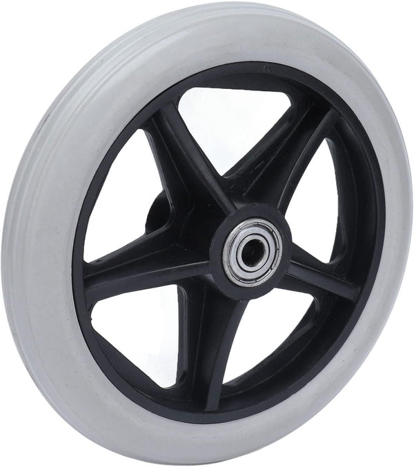 Aramox 6 Inch Solid Wheel Replacement for Rollator Walker Wheelchair Medical Mobility