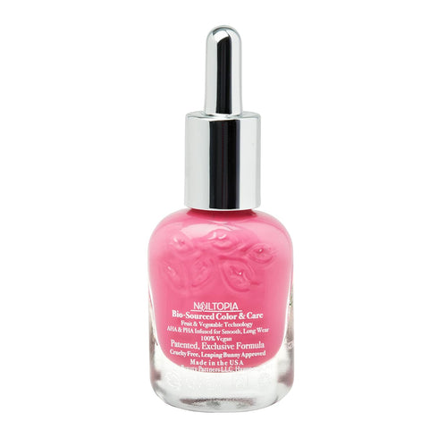 Nailtopia Bio-Sourced Chip Free Nail Lacquer, All Natural, Strengthening Biotin Polish, Bronze And Boujee, 0.41 oz