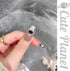 Planet Nail Charms, 54 Pcs 3D Nail Rhinestones, Shiny Silver Saturn Shape, Nail Art Decoration Supplies for Acrylic