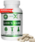 Genex Formulas Lions Mane Supplement - 100% Lions Mane Extract Nootropics Brain Support (120 Capsules)