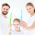 WLLHYF 2 Pieces Tuft Toothbrush Small Head End Tapered Interdental Interspace Nursing Soft Tiny Toothbrush Orthodontic