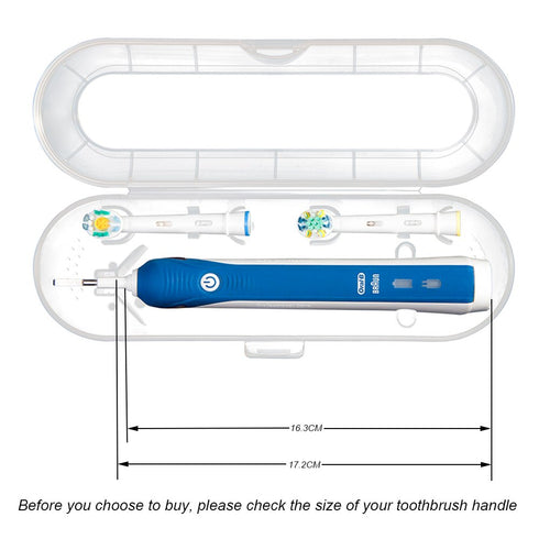 Nincha Travel Case for Oral-B Pro Series - Portable Replacement Plastic Electric Toothbrush