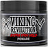 Viking Revolution Extreme Hold Pomade for Men - Extra Firm, Strong Hold & High Shine - 4oz Water Based Grooming