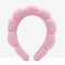 Pink Spa Headband for Washing Face, Soft Terry Cloth Makeup Headbands for Women