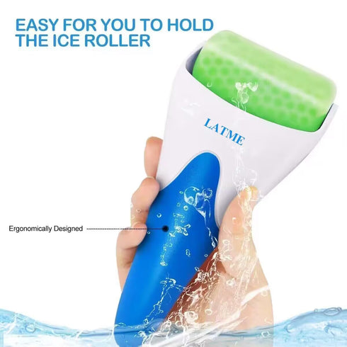Ice Roller for Face and Eyes, Women's Gifts for Puffiness Migraine Pain Relief (Green)