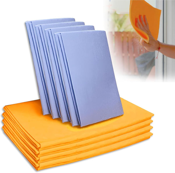 Wshxjzyay Ultra-Absorbent Miracle Cleaning Shammy, Super Absorbent Cleaning Cloth Multi-Purpose Non-Woven Cleaning Towels