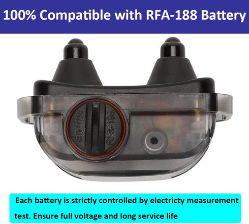 RFA-188 Replacement Batteries High Capacity Compatible with PetSafe Collars (8-Pack)