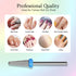 Tungsten Carbide Nail Drill Bits, 3/32'' Efile Electric Cuticle Bits, Two Way Manicure Polishing Art Remove Acrylic