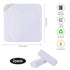 SINLAND Microfiber Facial Cloths, Fast Drying Washcloth, 12inch x 12inch, White, 2 Pack