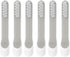 Toothbrush Replacement Heads for Quip Electric Toothbrush, 6 Pack, Soft Bristles, White